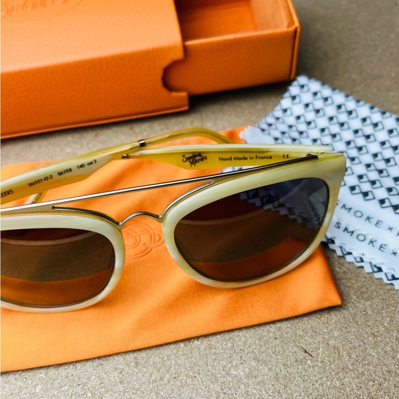 Smoke x Mirrors Women’s Beautiful SM101-12-2 Purple Lenses Sunglasses with Case - Picture 4 of 7